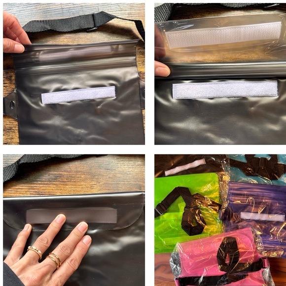 613. Waterproof Swimming Beach Boat Sports Waist Pack Bag pink blue green black - Picture 10 of 12